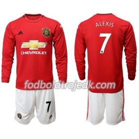 Manchester United Alexis 7 Børn Hjemme 2019/20 - Fodboldtrøjer(L/S)
